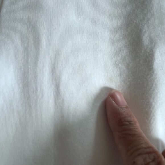 Old Navy Active Dynamic Fleece Half-Zip Sweatshirt Women Medium White Workout - Picture 14 of 14